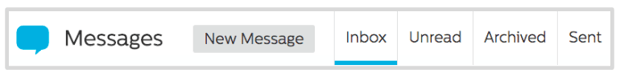Messages Tabs
